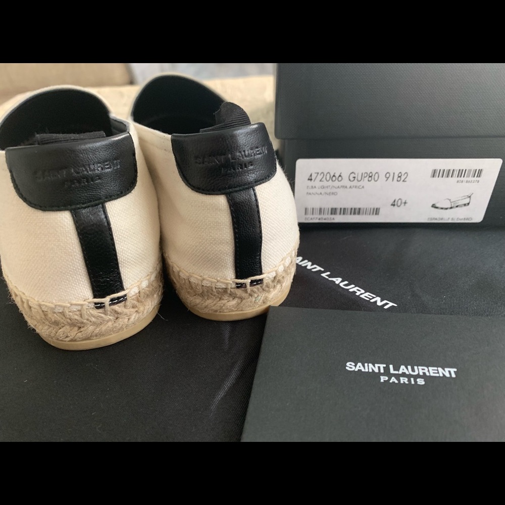 Saint Laurent canvas espadrilles (sz 40.5) - Picture 5 of 6